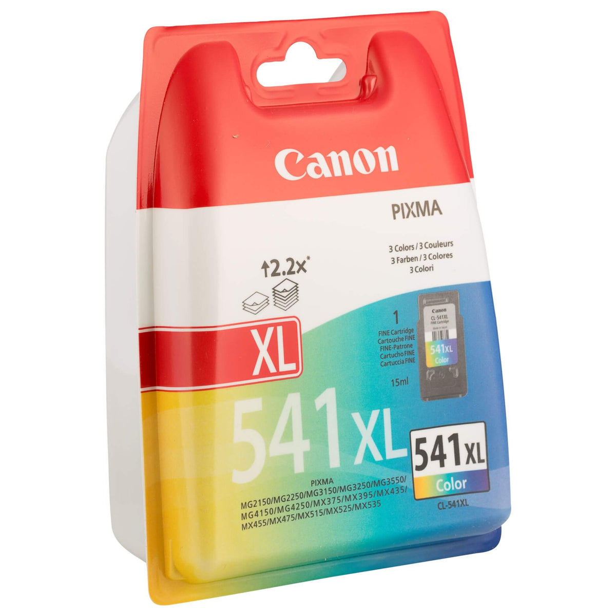 Kolmevärinen mustekasetti: Canon CL-541 XL | Finink.com