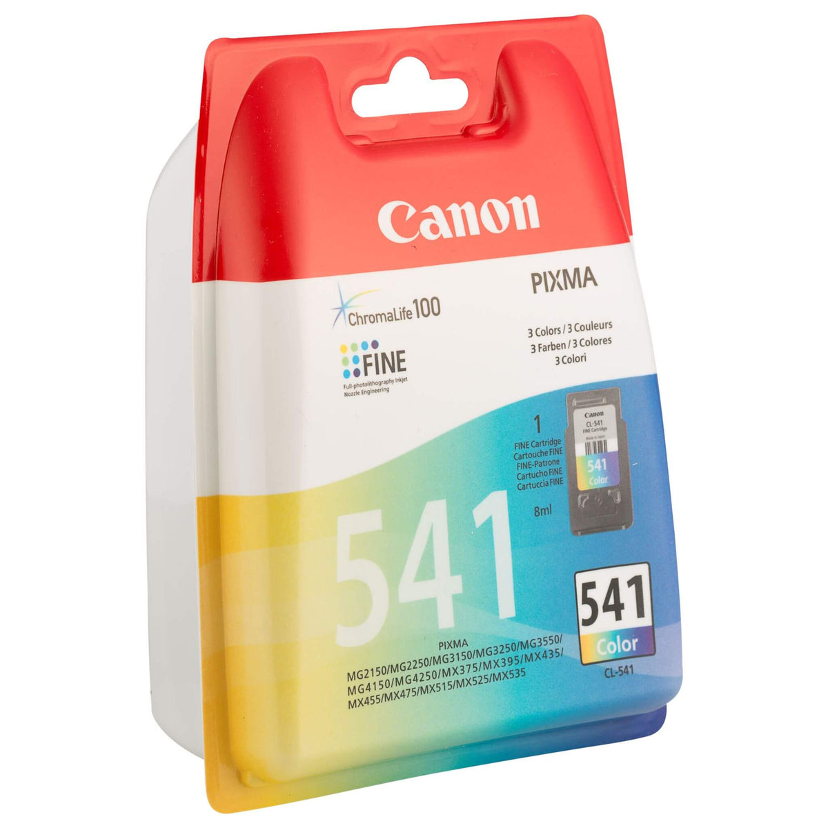 Kolmevärinen mustekasetti: Canon CL-541 | Finink.com