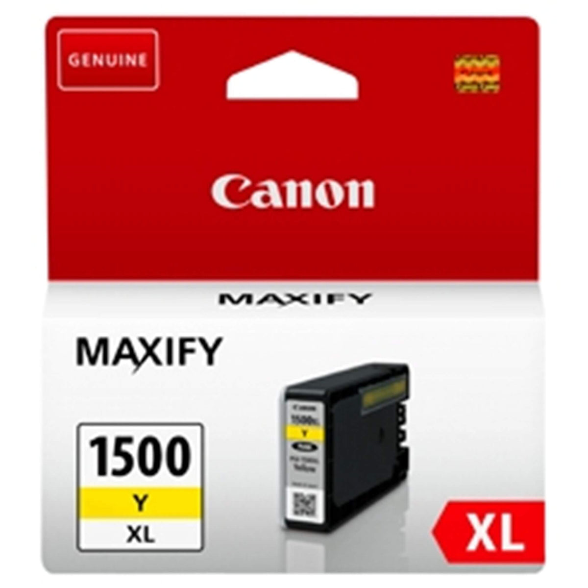 Keltainen mustepatruuna: Canon PGI-1500XL Y | Finink.com