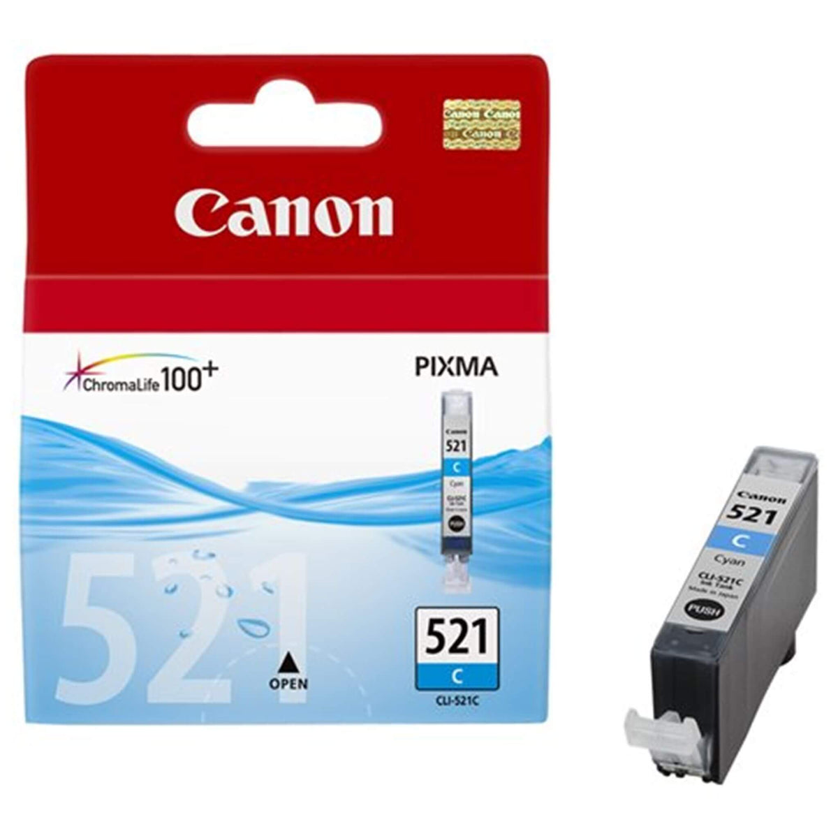 Cyan mustepatruuna: Canon CLI-521 C | Finink.com