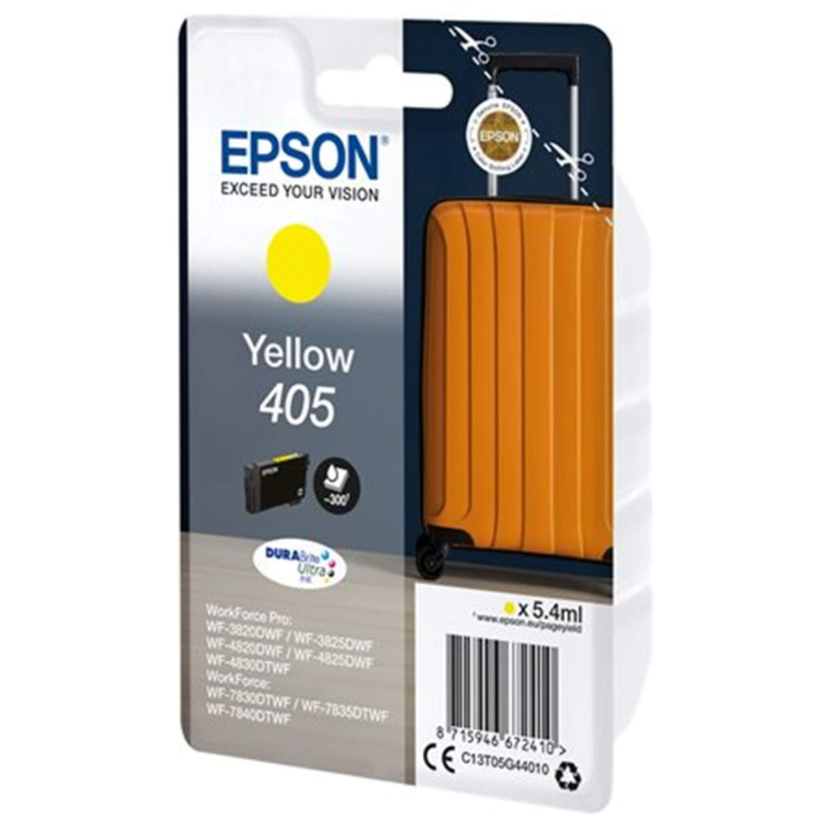 Keltainen mustekasetti: Epson C13T05G44010 (405) | Finink.com