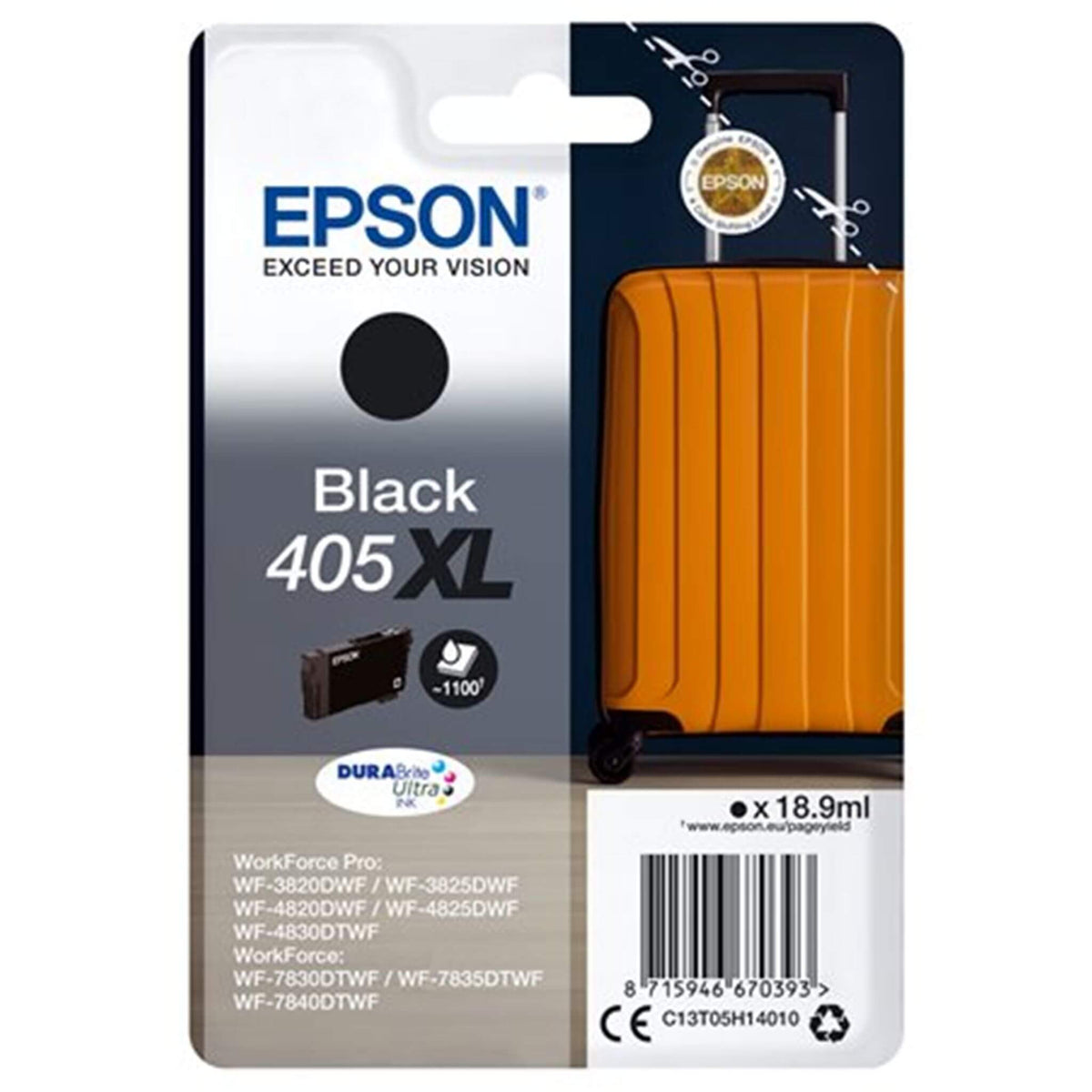 Musta mustekasetti: Epson C13T05H14010 (405XL) | Finink.com
