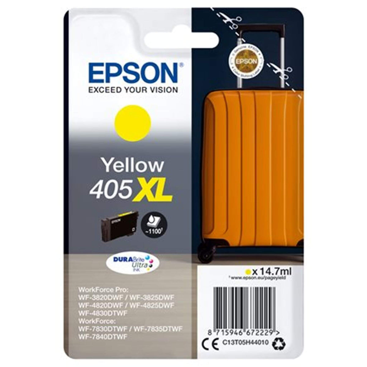 Keltainen mustekasetti: Epson C13T05H44010 (405XL) | Finink.com