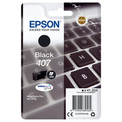 Epson 407 musta mustekasetti (C13T07U140)