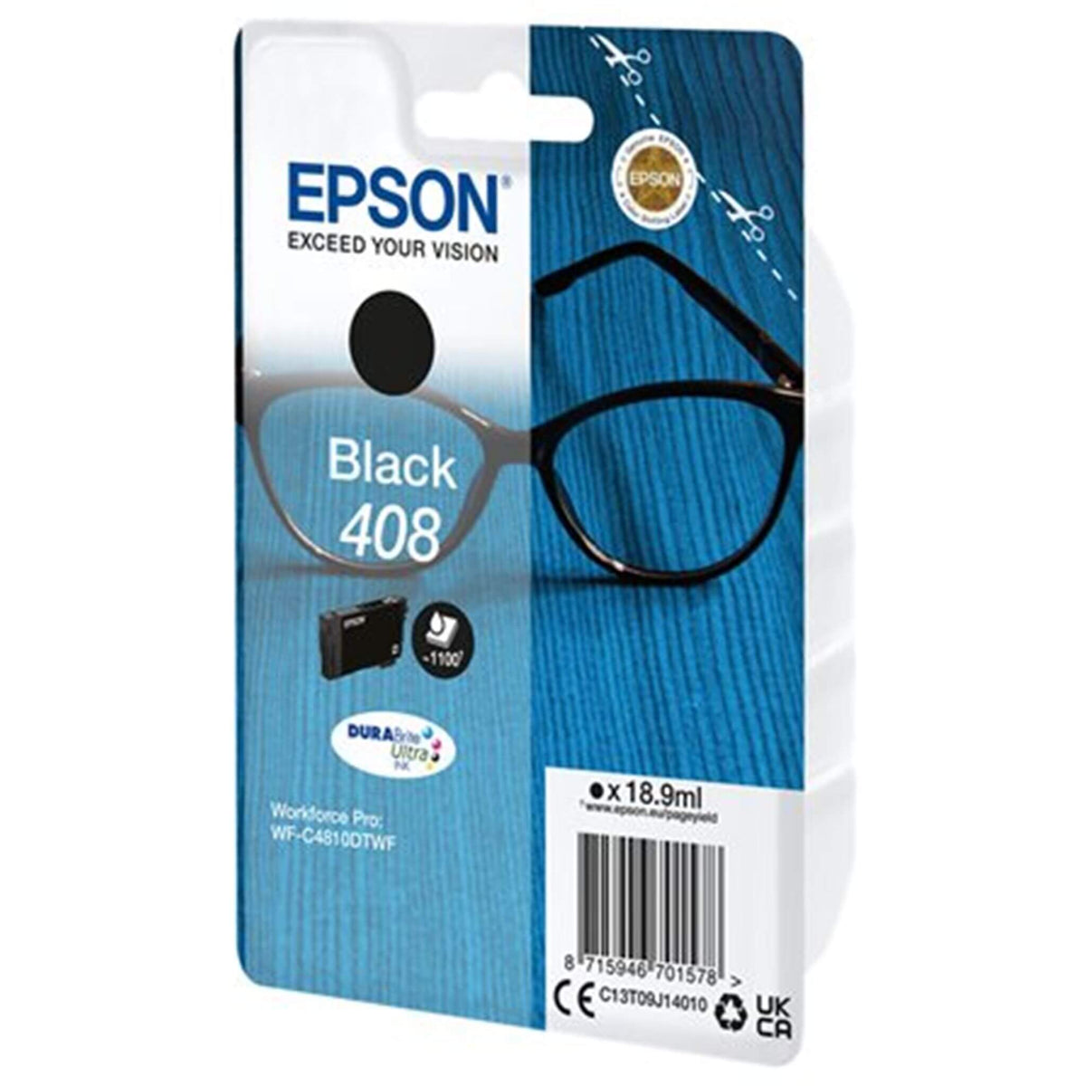 Musta mustekasetti: Epson C13T09J14010 (408) | Finink.com