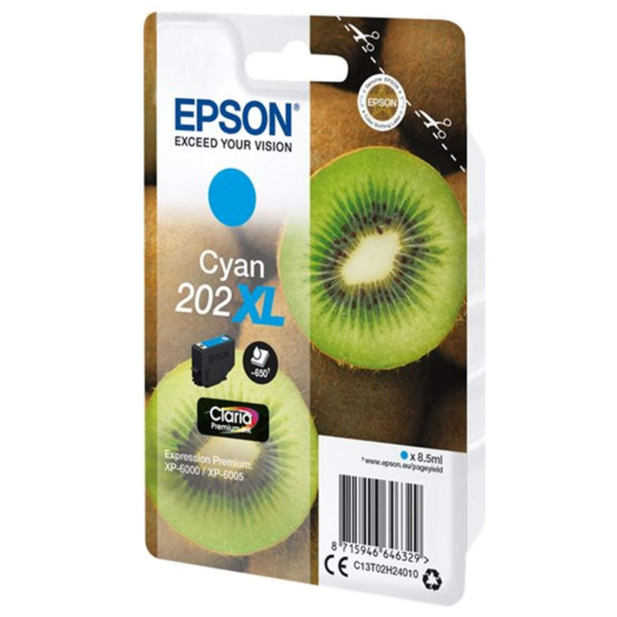 Cyan mustepatruuna: Epson T02H2 (202XL) | Finink.com
