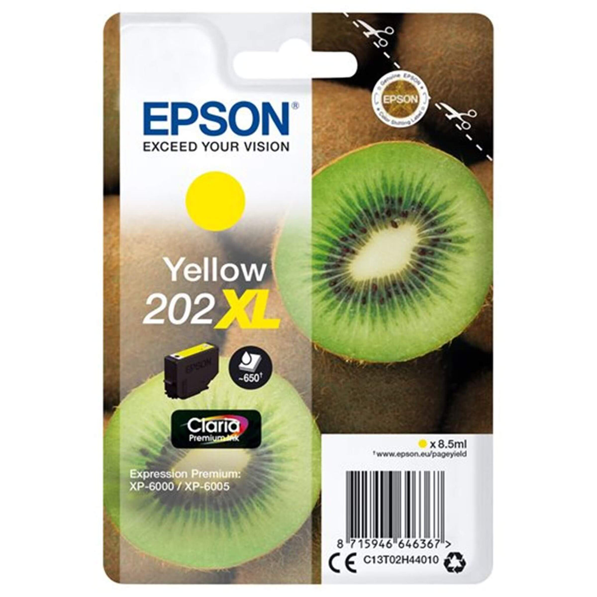 Keltainen mustepatruuna: Epson T02H4 (202XL) | Finink.com
