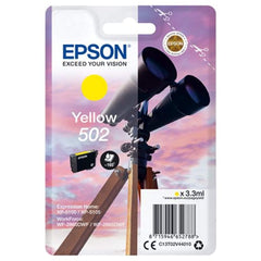 Epson 502 keltainen mustepatruuna (T02V4)