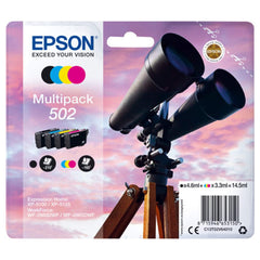 Epson 502 multipakkaus neljä väriä (T02V6)