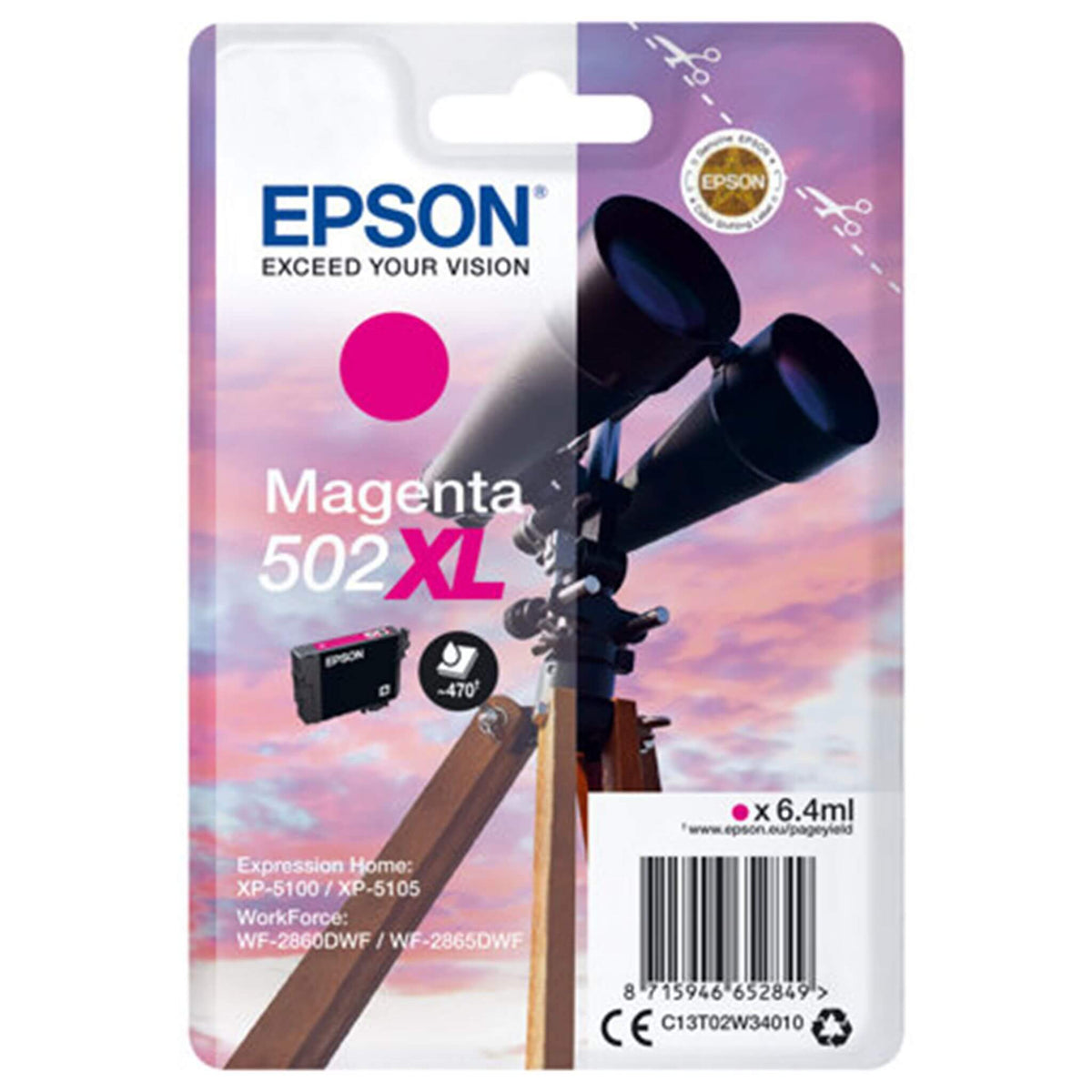 Magenta mustepatruuna: Epson T02W3 (502 XL) | Finink.com
