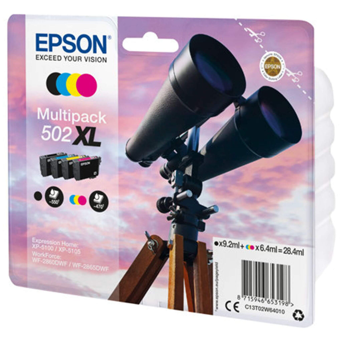 T502 XL Multipack 4-väriä: Epson T02W6 (502 XL) | Finink.com