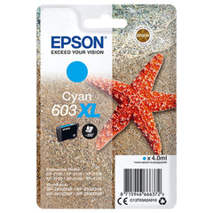 Epson 603 XL cyan mustepatruuna (C13T03A24010)
