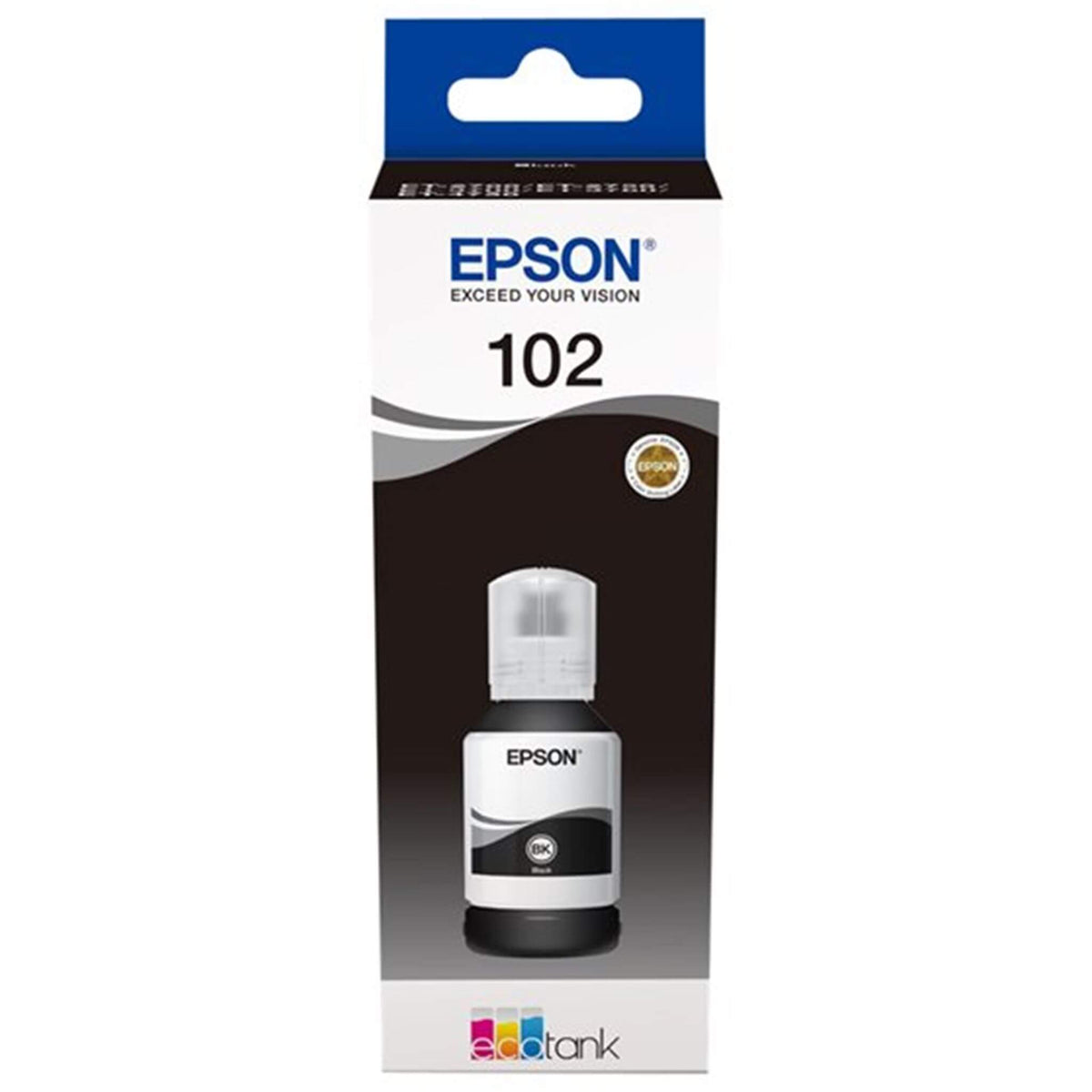 Musta mustepullo: Epson T03R1 (102) | Finink.com