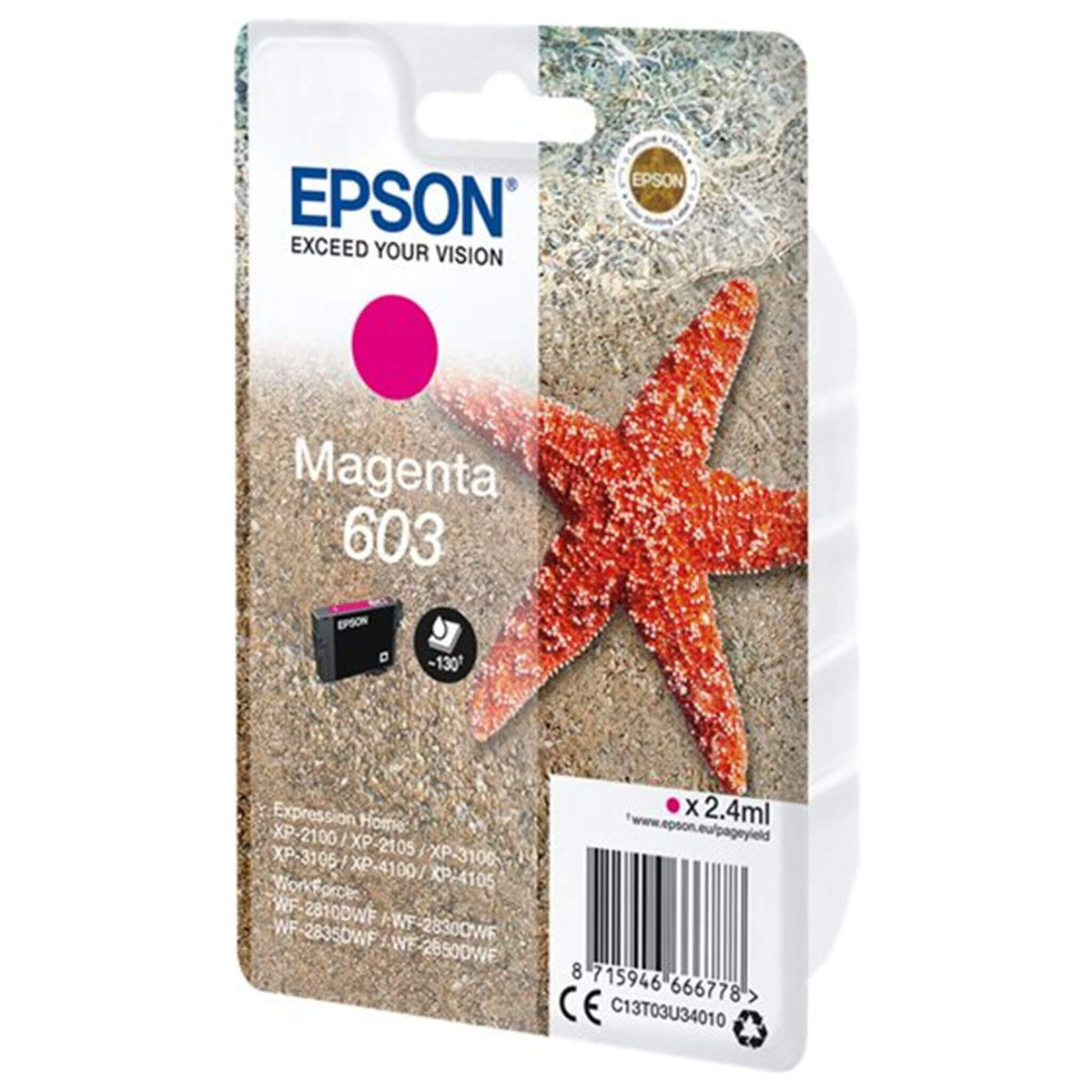 Magenta mustepatruuna: Epson C13T03U34010 (603) | Finink.com