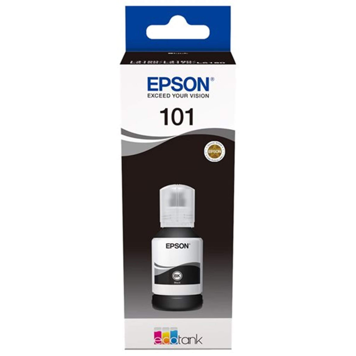 Musta mustepullo: Epson C13T03V14A (101) | Finink.com