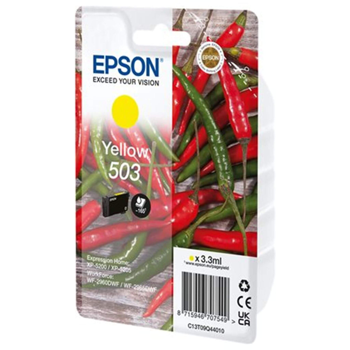 Keltainen mustekasetti: Epson C13T09Q44010 (503) | Finink.com