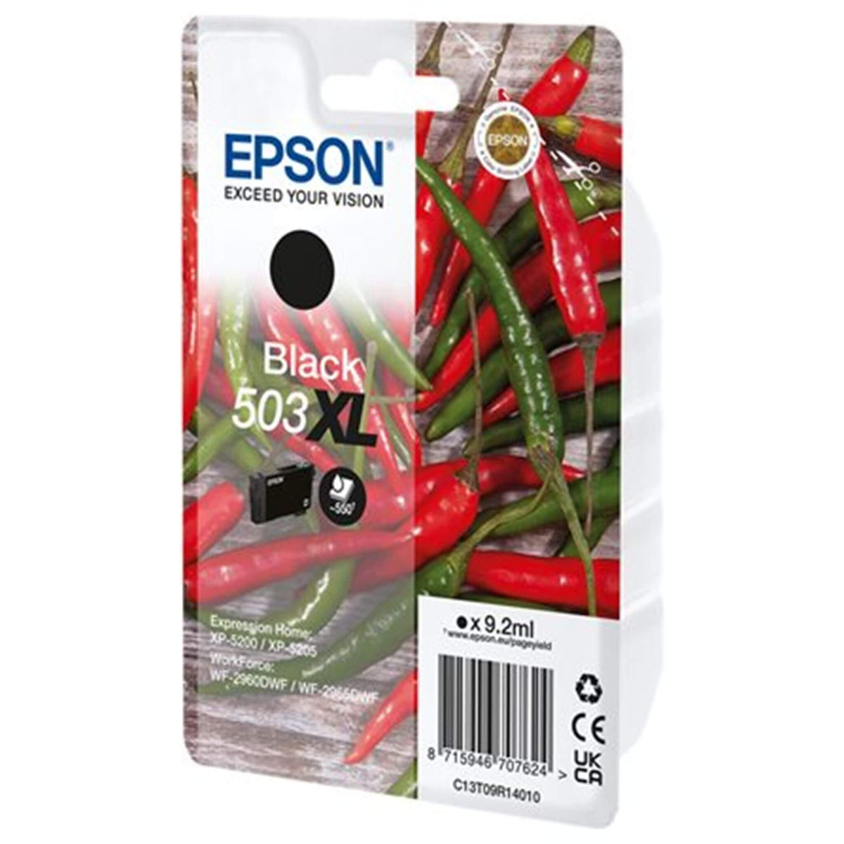 Musta mustekasetti: Epson C13T09R14010 (503XL) | Finink.com