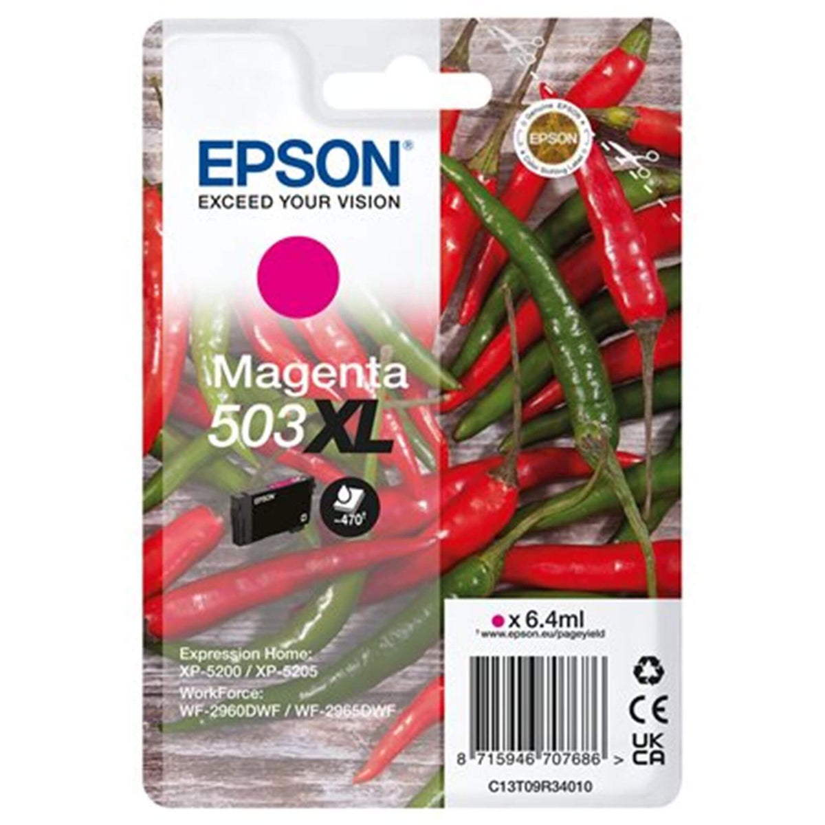 Magenta mustekasetti: Epson C13T09R34010 (503XL) | Finink.com