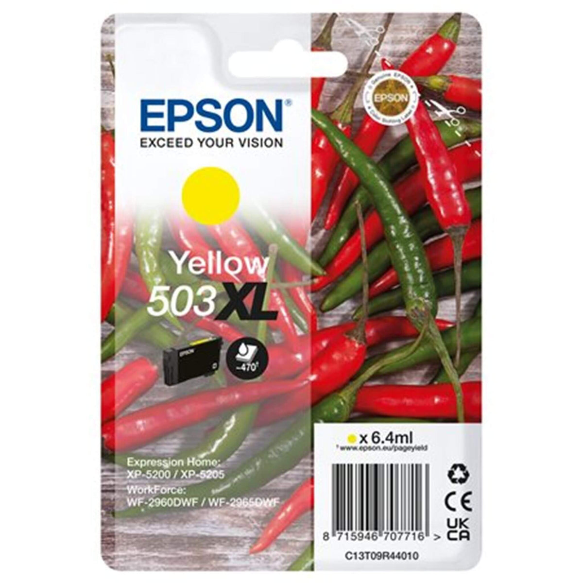 Keltainen mustekasetti: Epson T09R44010 (503XL) | Finink.com