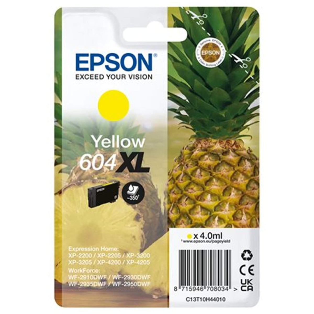 Keltainen mustekasetti: Epson C13T10H44010 (604XL) | Finink.com