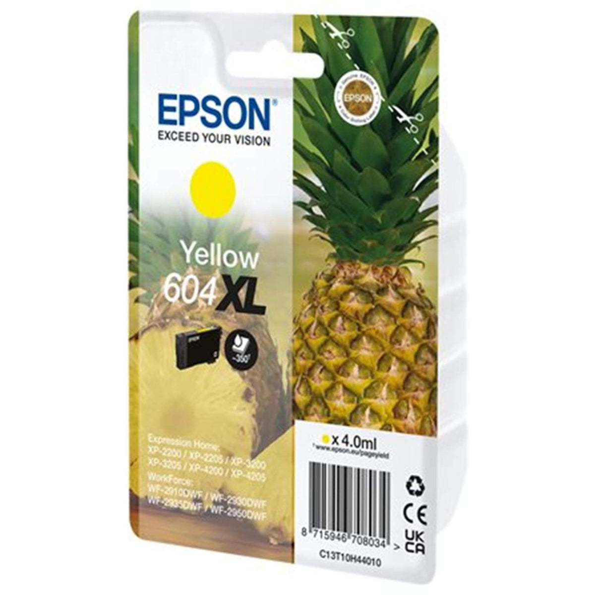 Keltainen mustekasetti: Epson C13T10H44010 (604XL) | Finink.com