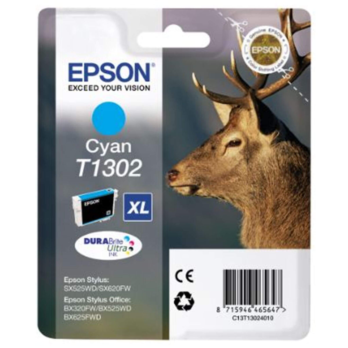 Cyan mustepatruuna: Epson T1302 | Finink.com