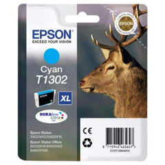 Epson T1302 cyan mustepatruuna