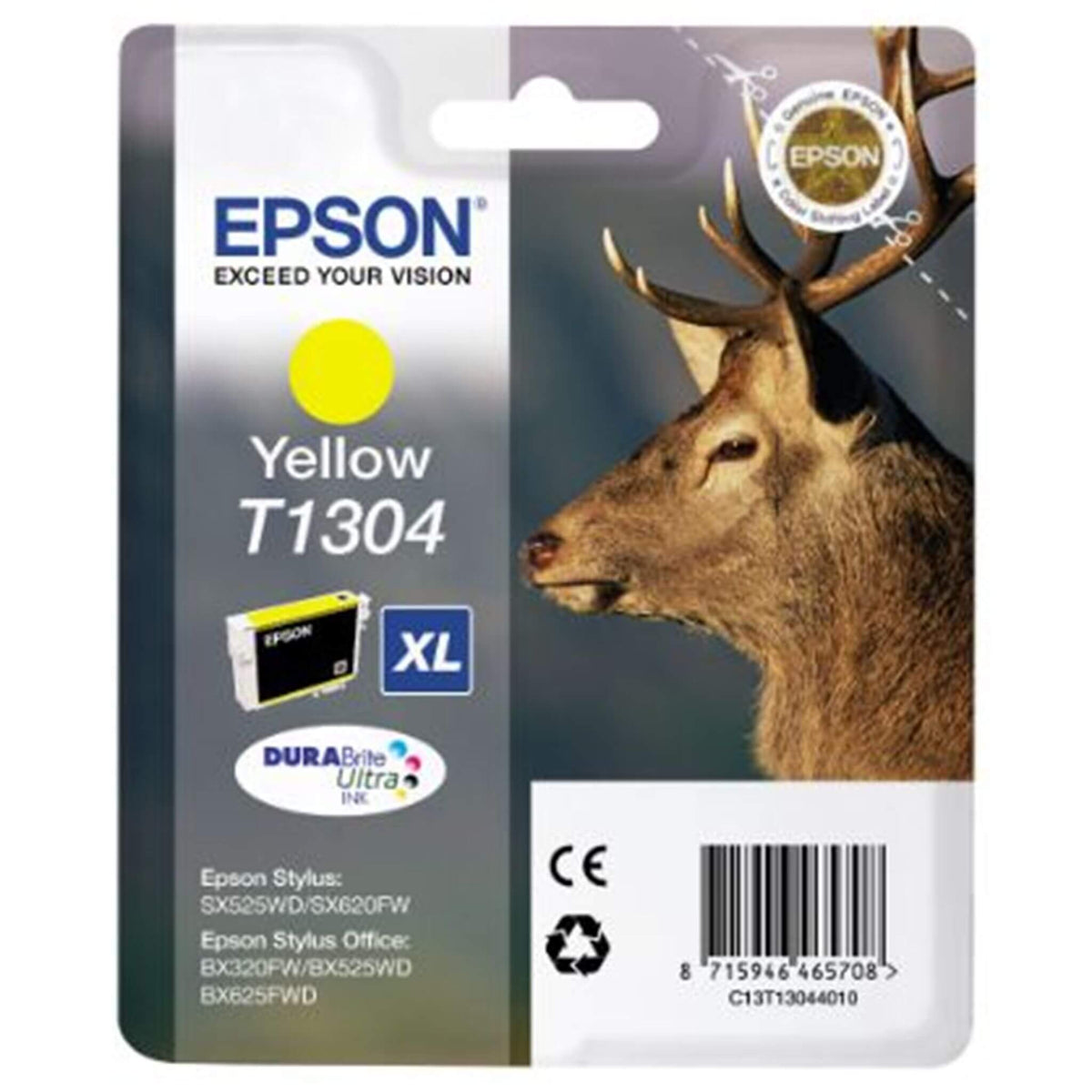 Keltainen mustepatruuna: Epson T1304 | Finink.com