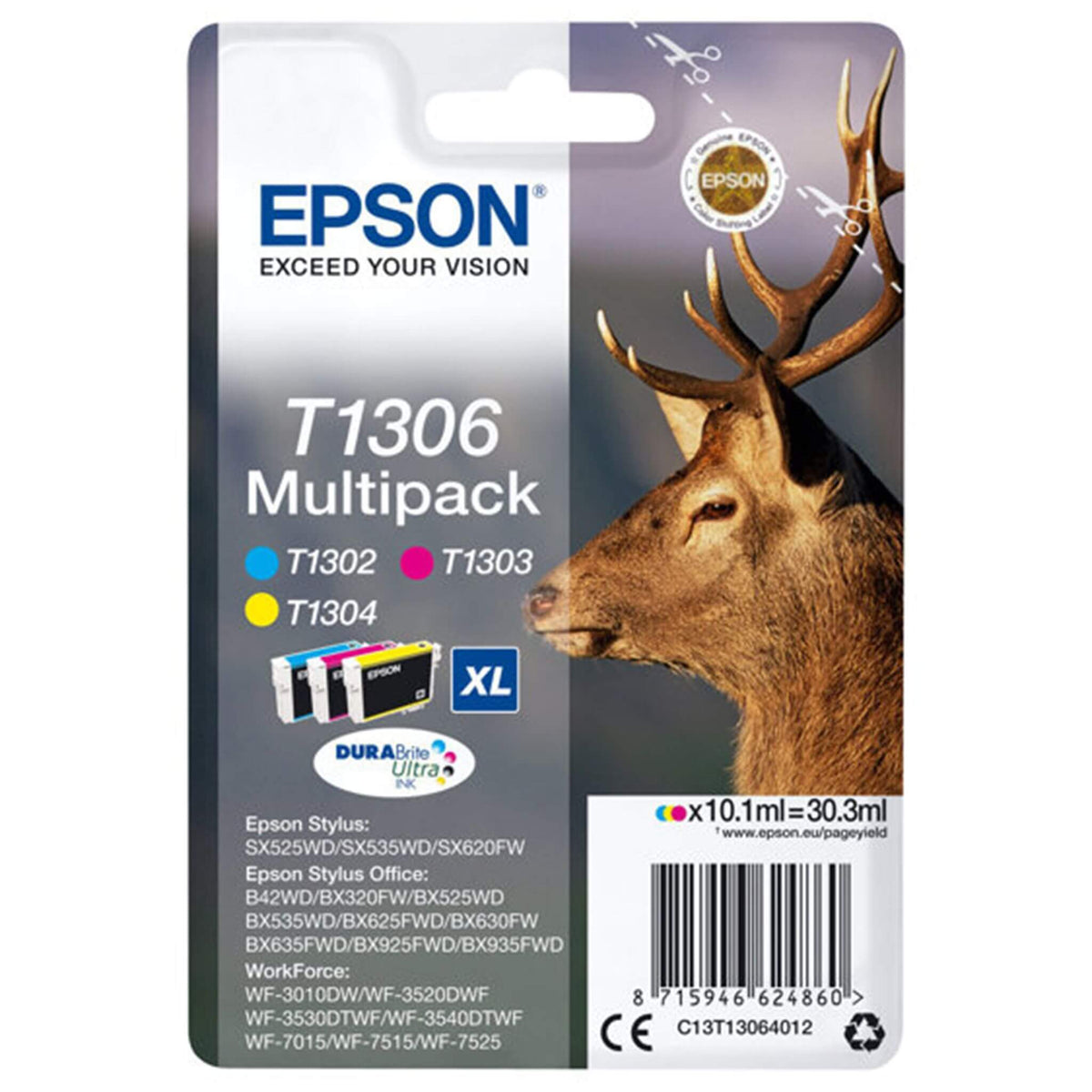 Multipakkaus kolme väriä: Epson T1306 | Finink.com