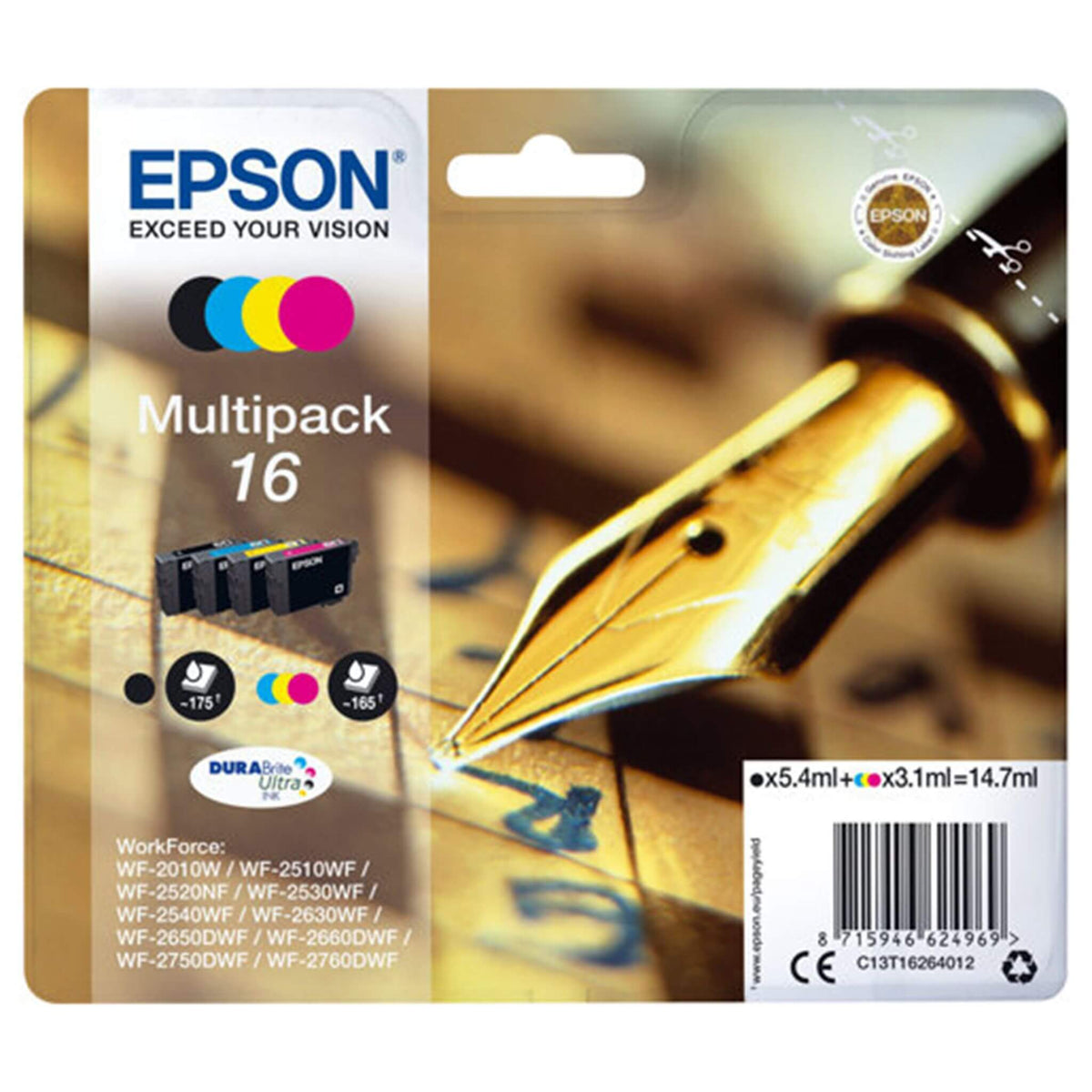 Multipakkaus neljä väriä: Epson T1626 | Finink.com