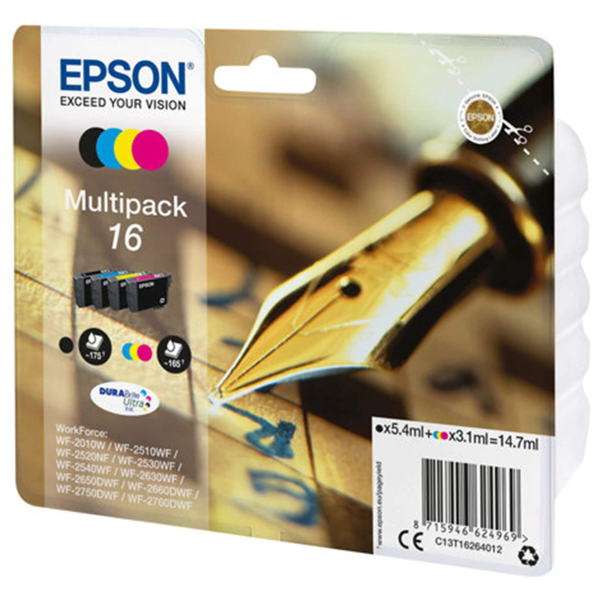 Multipakkaus neljä väriä: Epson T1626 | Finink.com