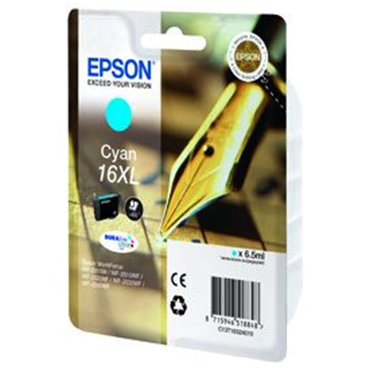 Cyan mustepatruuna: Epson T1632 (Epson 16XL) | Finink.com