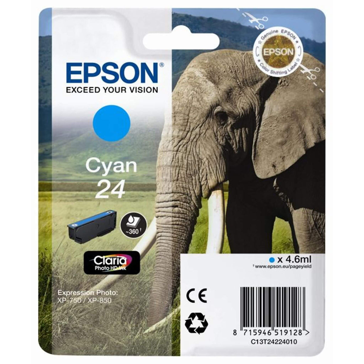 Cyan mustepatruuna: Epson T2422 (24) | Finink.com