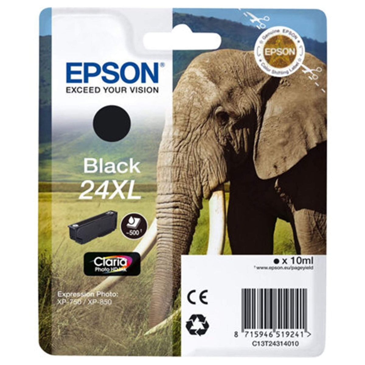 Musta mustepatruuna: Epson T2431 (24 XL) | Finink.com