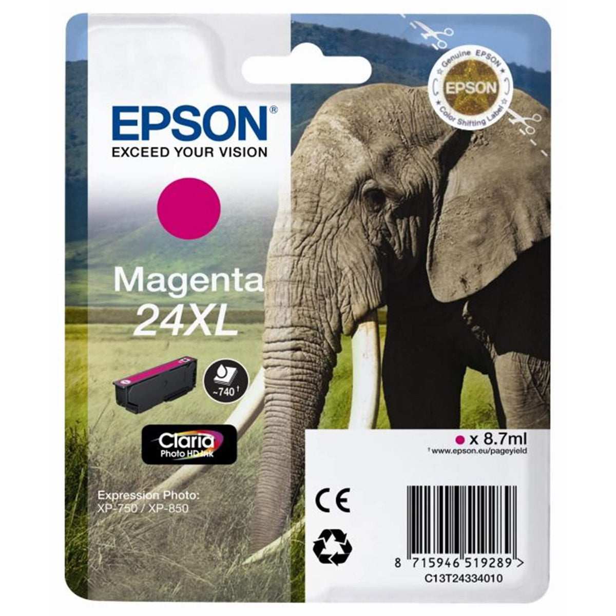 Magenta mustepatruuna: Epson T2433 (24 XL) | Finink.com