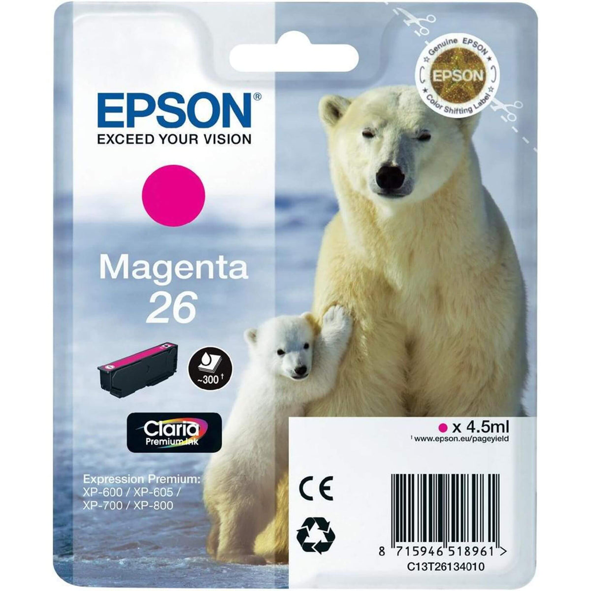 Magenta mustepatruuna: Epson  T2613 (26) | Finink.com