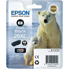 Epson 26 XL photo musta mustepatruuna (T2631)