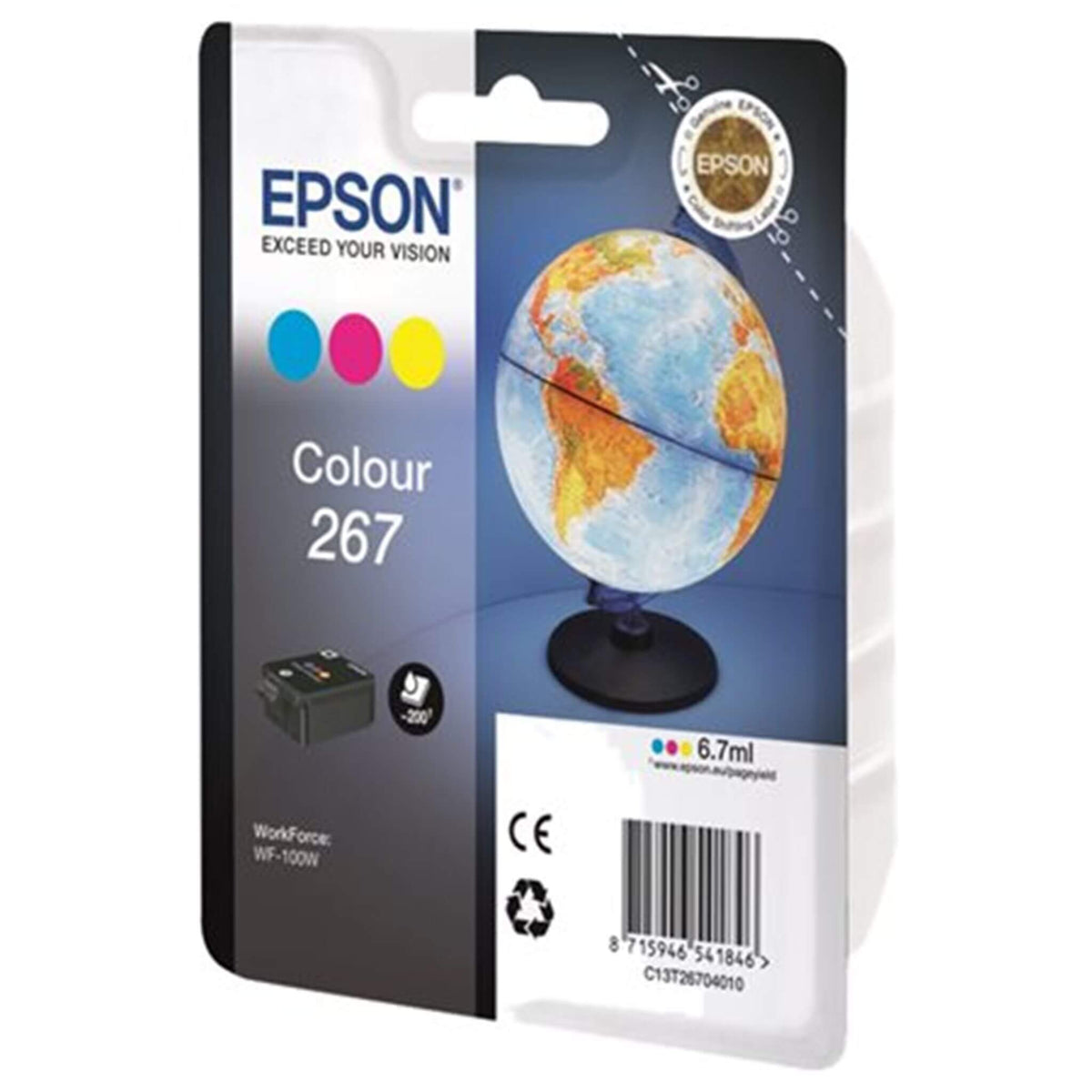 Kolmivärinen mustepatruuna: Epson T2670 (267) | Finink.com