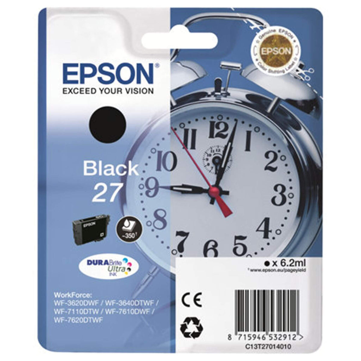 Musta mustekasetti: Epson T2701 (27) | Finink.com