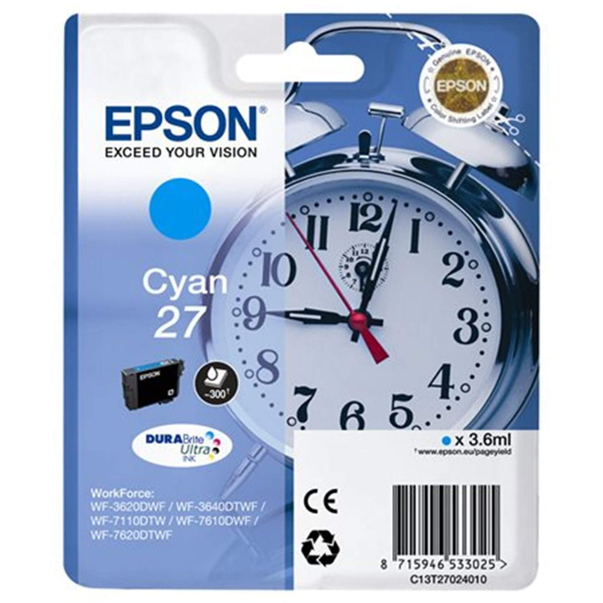Cyan mustepatruuna: Epson T2702 (27) | Finink.com