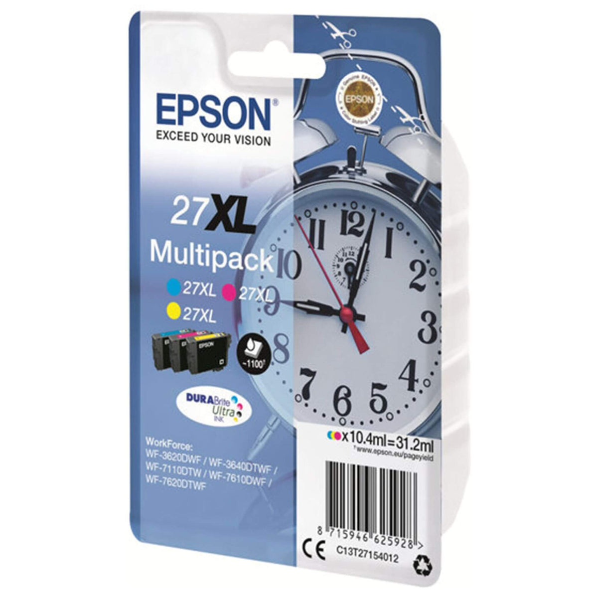 Multipakkaus kolme XL väriä: Epson T2715 | Finink.com