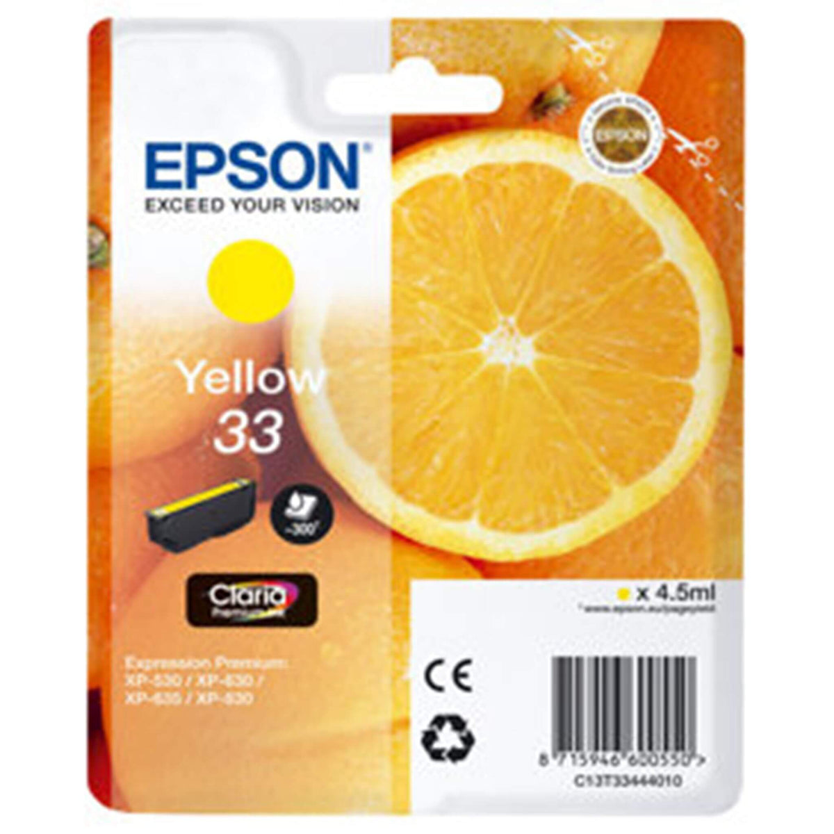 Keltainen mustepatruuna: Epson T3344 (33) | Finink.com