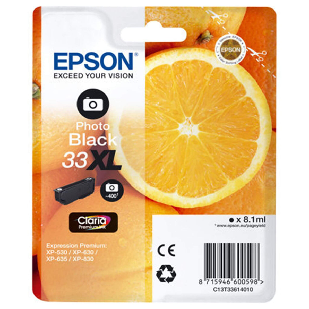 Photo musta mustepatruuna: Epson T3361 (33XL) | Finink.com