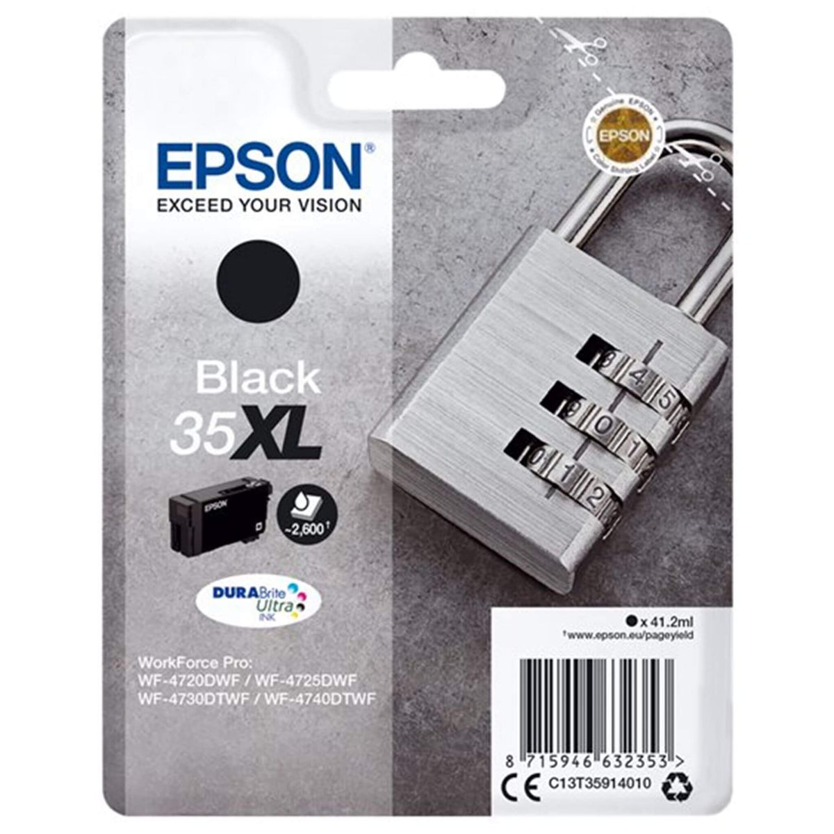Musta mustepatruuna: Epson T3591 (35 XL) | Finink.com
