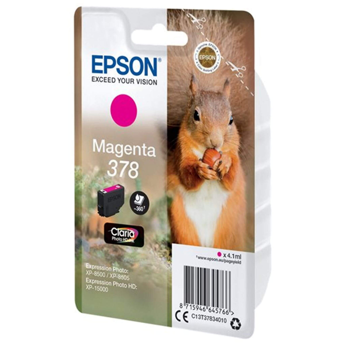 Magenta mustepatruuna: Epson T3783 (378) | Finink.com