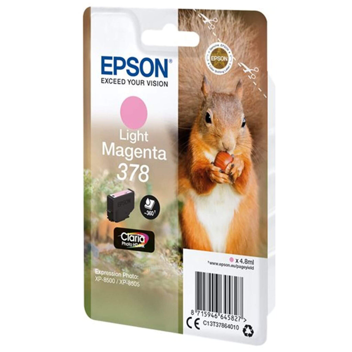 Light magenta mustepatruuna: Epson T3786 (378) | Finink.com