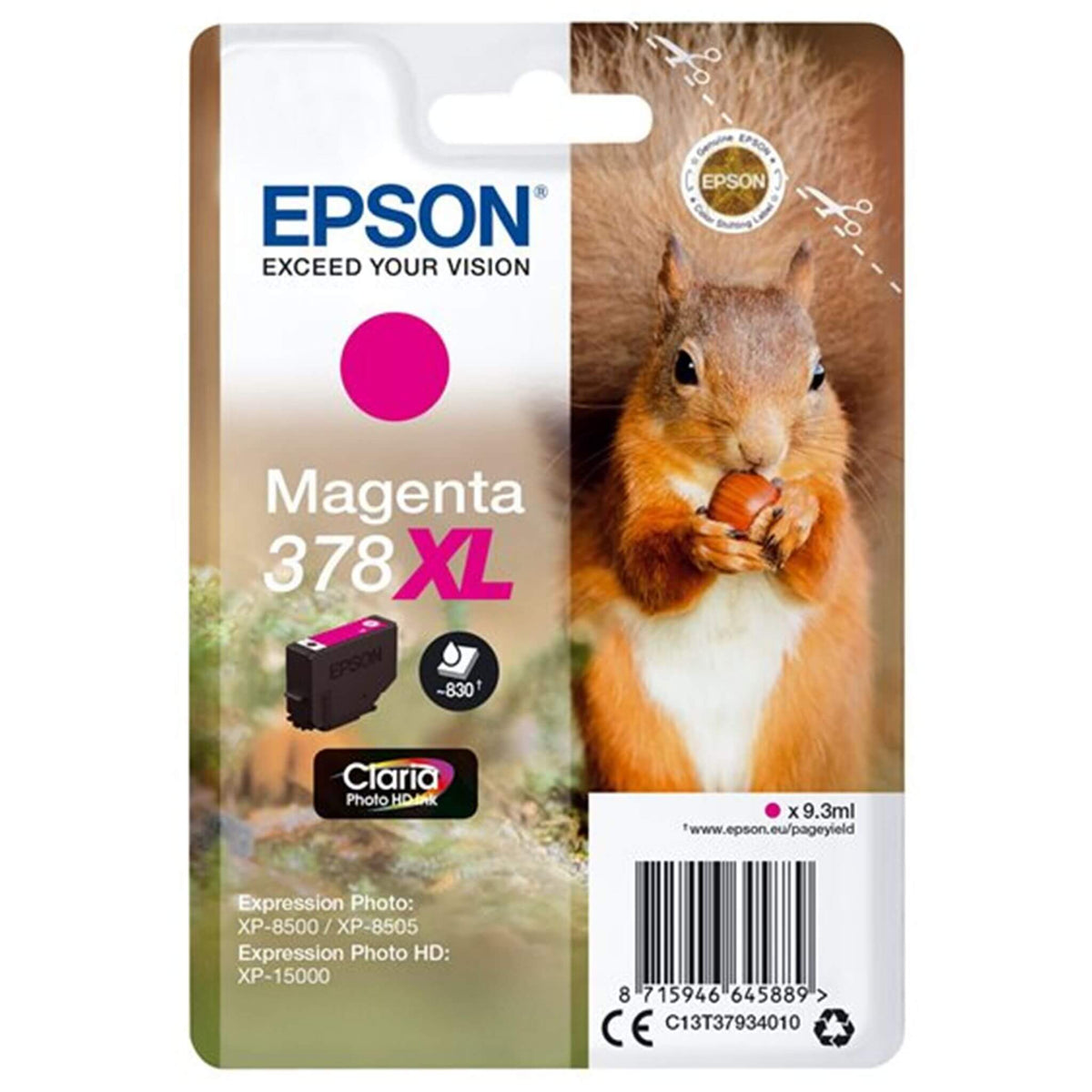 Magenta mustepatruuna: Epson T3793 (378 XL) | Finink.com