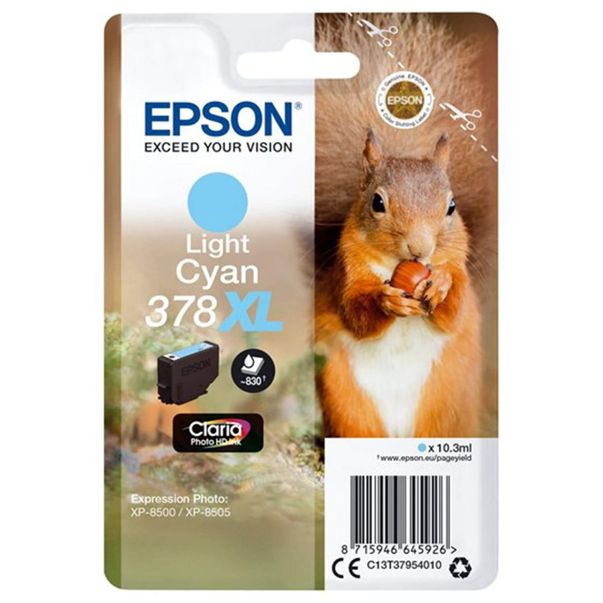 Light cyan mustepatruuna: Epson T3795 (378 XL) | Finink.com