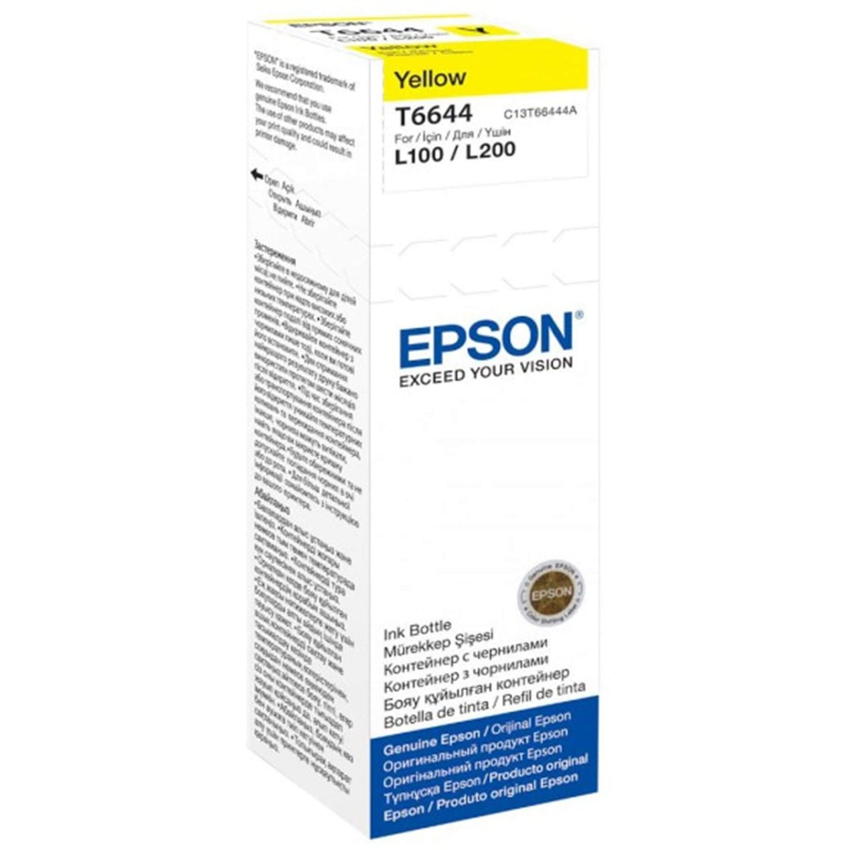 Keltainen mustepullo: Epson T6644 | Finink.com