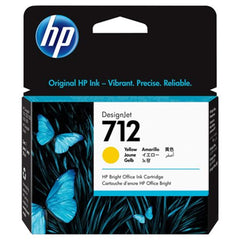 HP 712 keltainen mustepatruuna (3ED69A)